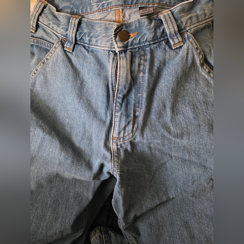 Carhartt Men's Loose Fit Carpenter Jeans Cove Size 28×32 - Picture 3 of 11